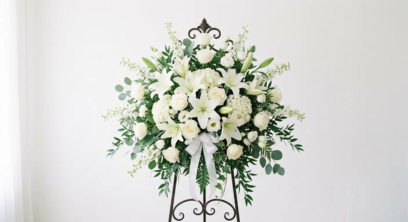 Funeral flower arrangement