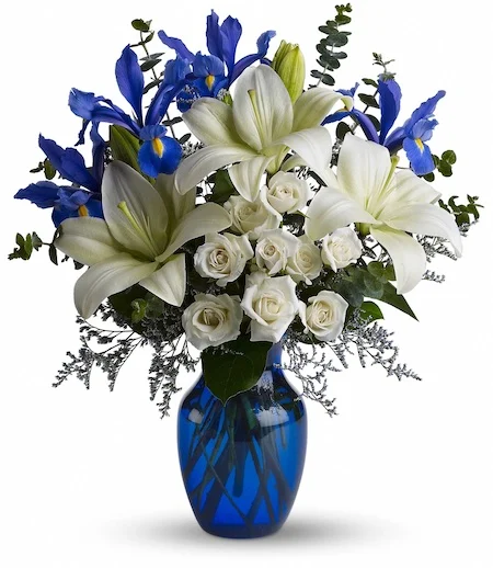 Sympathy flower arrangement